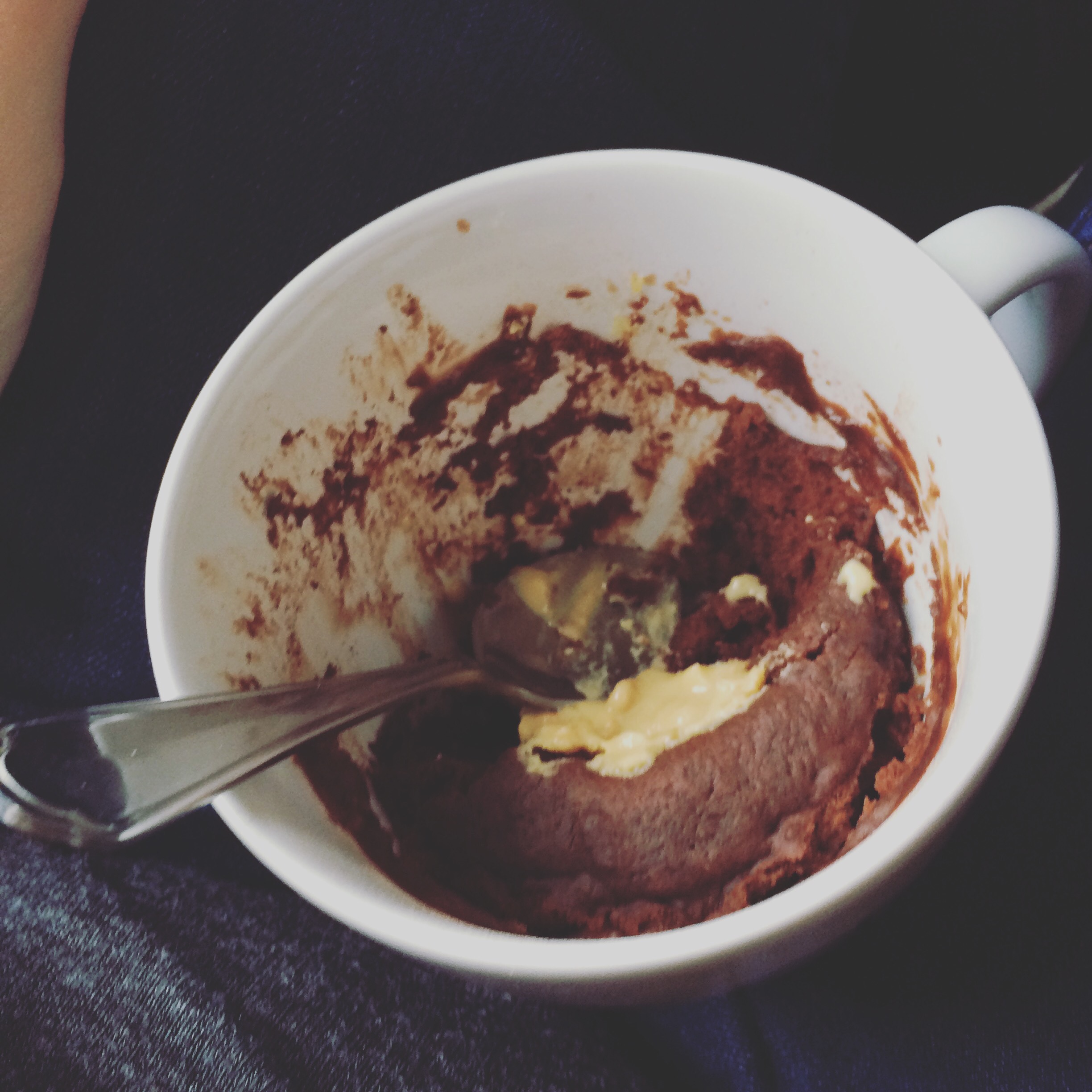 Friday Recipe | Chocolate Peanut Butter mug cake
